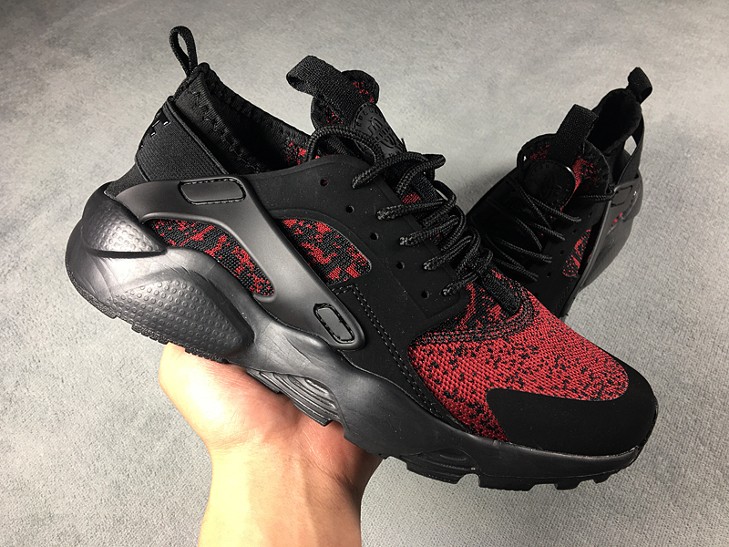 Nike Air Huarache Run Ultra Black Red For Men